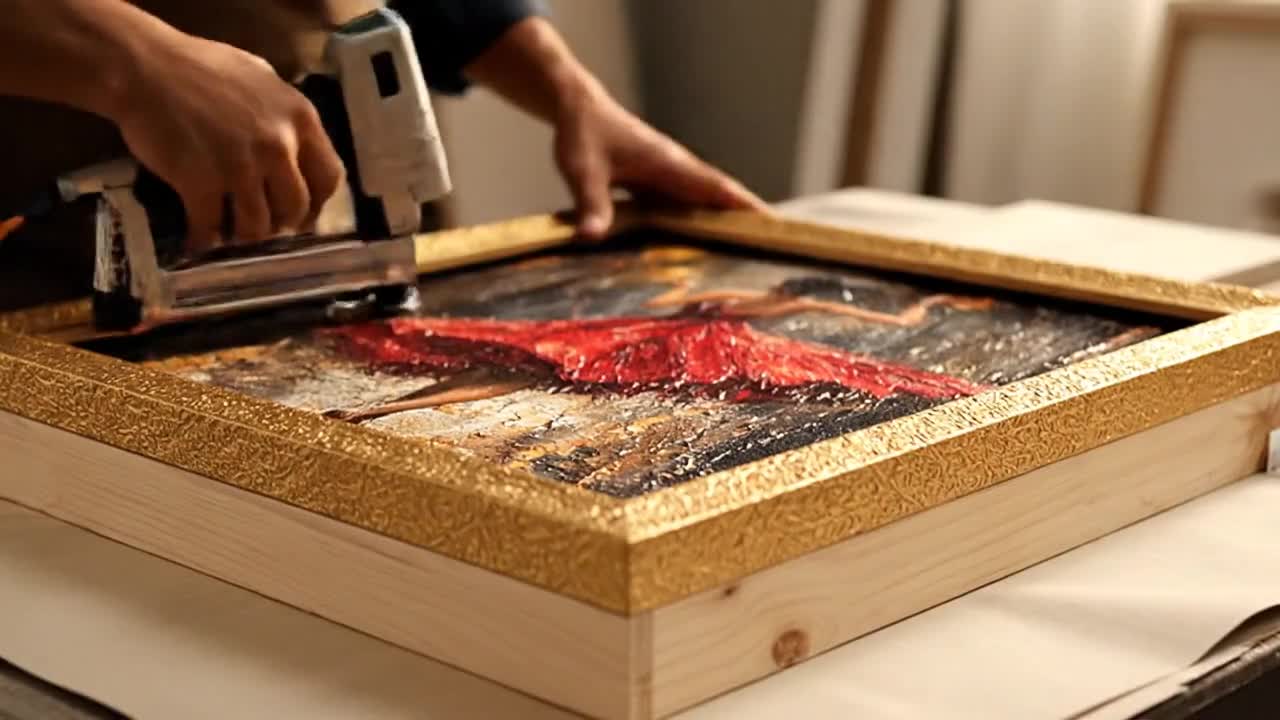 抽象的な女性の肖像画、目を閉じた、憂鬱で感情的なアート - Etsy 日本